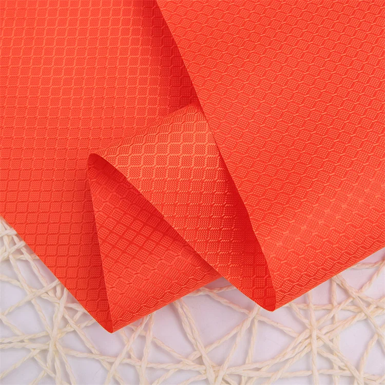 400D Polyester Jacquard Oxford Fabric Diamond Chequered Tarpaulin Fluorescent Luggage Tent Handbag Car - Image 6