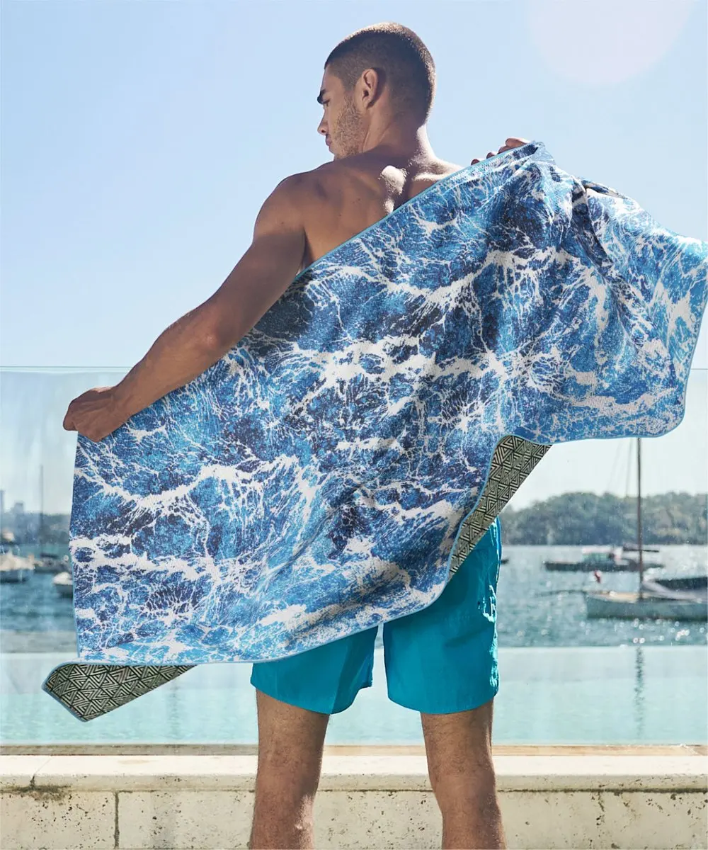 400gsm Customized Printed Waffle Towel for Beach Gym and Tea Towel - Image 4