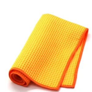 40x60cm Solf Hand Feel Microfiber Golf Waffle Towel Embroidery Logo Trifold