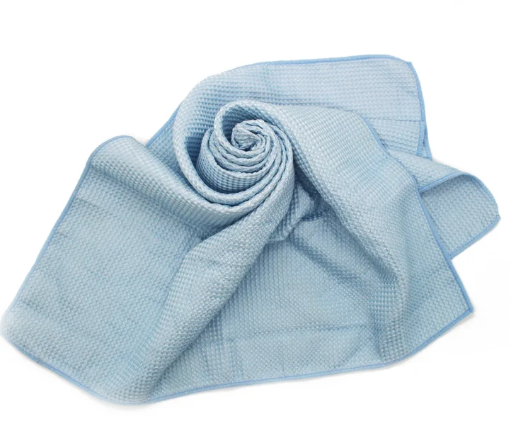 40x60cm Solf Hand Feel Microfiber Golf Waffle Towel Embroidery Logo Trifold - Image 5
