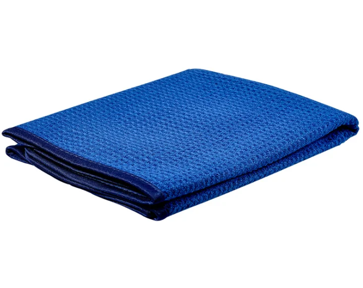 40x60cm Solf Hand Feel Microfiber Golf Waffle Towel Embroidery Logo Trifold - Image 6