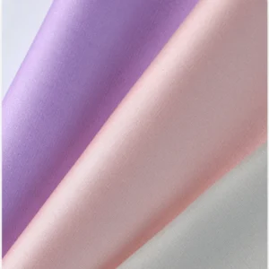 50D Satin Chiffon Fabric 100 Percent Polyester Lightweight Soft Skin Wedding Dress Lining