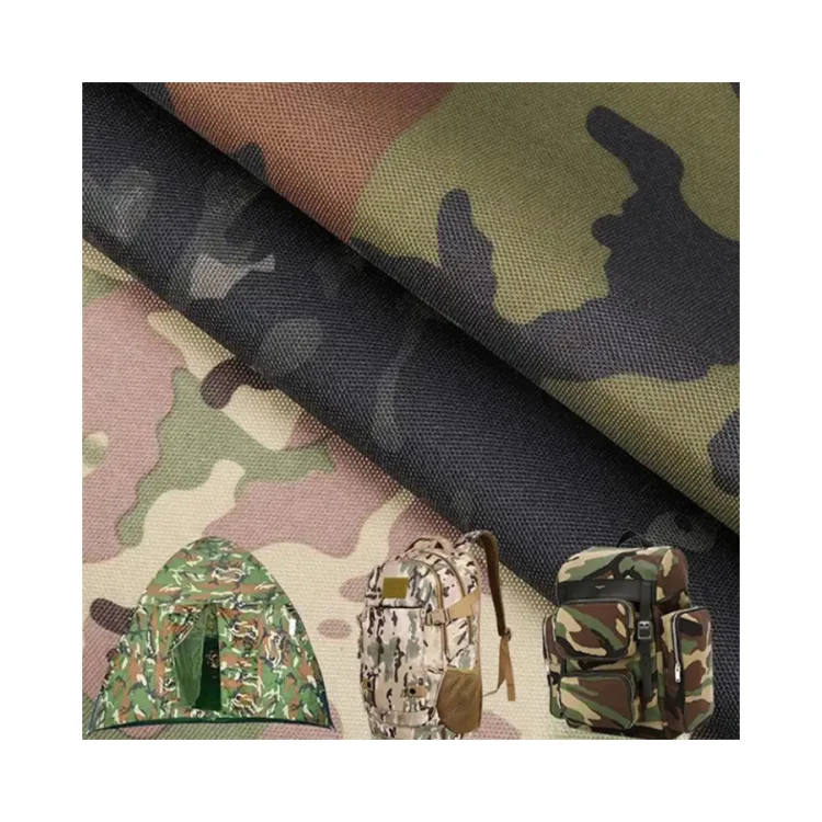 600D 900D 300D Waterproof Polyester Oxford Camouflage Fabric Woven Printed Plain - Image 5