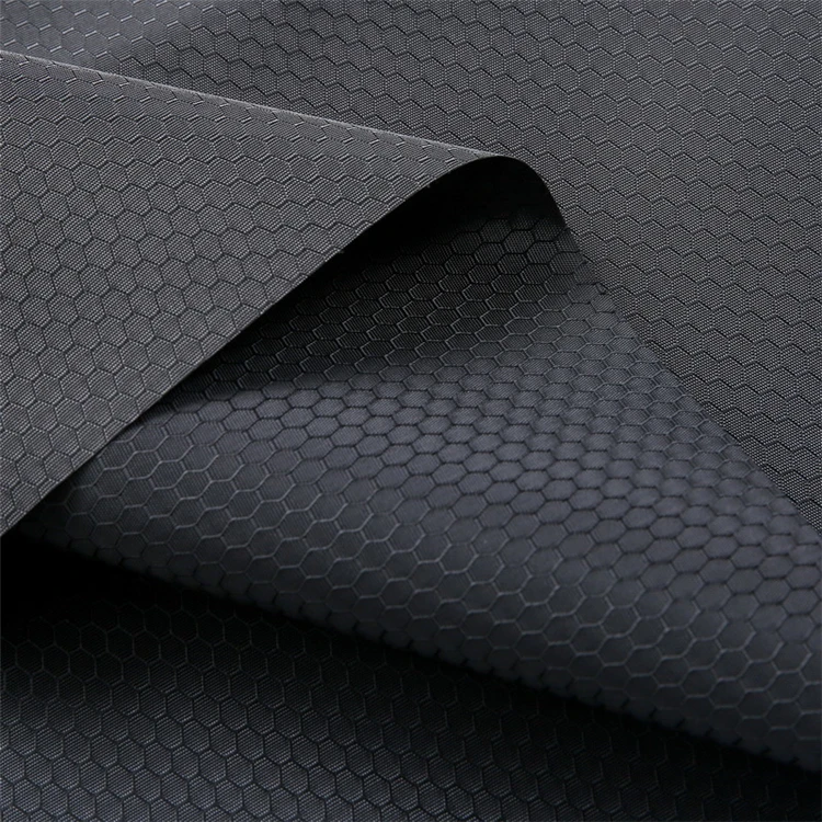 600D Polyester Oxford Fabric Water Repellent Ripstop PU Backing
