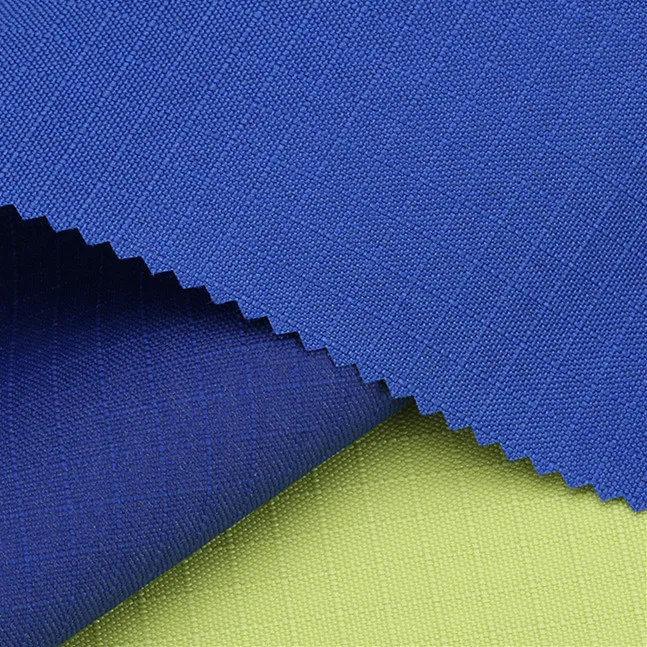 600D Polyester Ripstop Fabric Waterproof PVC Oxford 1cm Grid Bag Material - Image 2