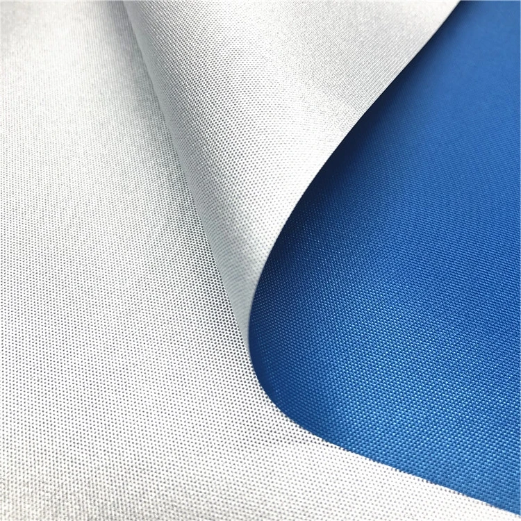 600D Ripstop Twill 100 Percent Polyester Oxford Fabric Waterproof Silver Coated - Image 3
