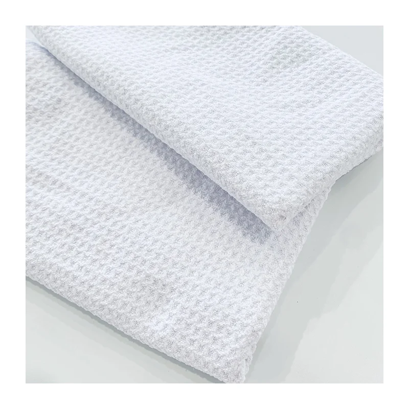 80 Percent Recycled Polyester 20 Percent Nylon 350g Microfiber Waffle Towel Quick-Dry Antimicrobial - Image 6