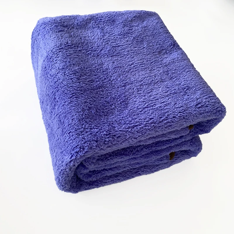 80 x 150 Microfiber Face Bath Towel Set - Coral Fleece Super Absorbent Velvety