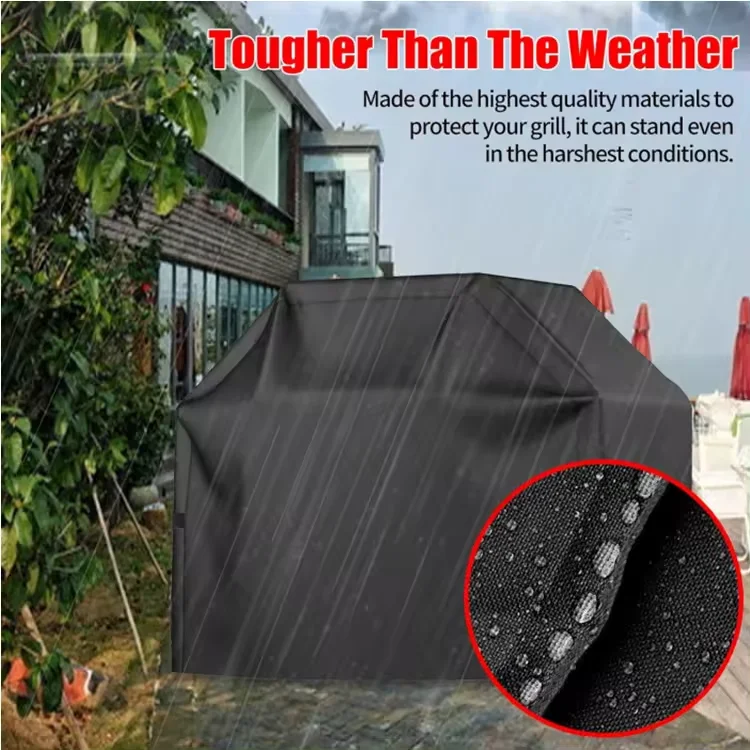 Adjustable Tape Grill Cover Weatherproof Tear-Resistant UV Fade-Proof Custom Logo - Image 4