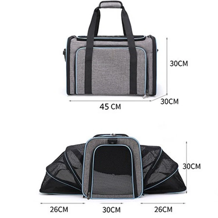 Airline Approved Pet Carrier Bag Duffle for Small Dogs and Cats Travel - Image 6