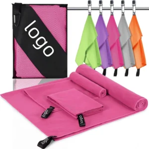 Antimicrobial Microfiber Fitness Towel Quick Dry Absorbent Yoga Gym Beach