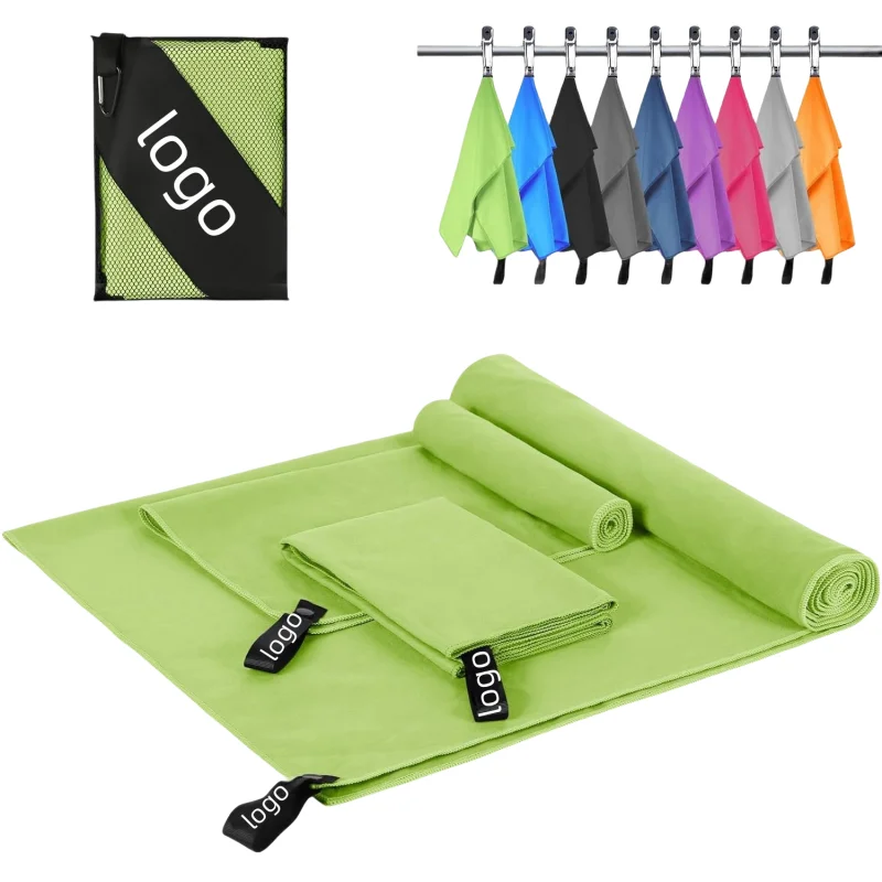 Antimicrobial Microfiber Fitness Towel Quick Dry Absorbent Yoga Gym Beach - Image 2