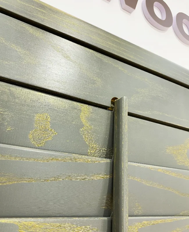 Ashwood Horizontal Shutter Daily Use Darker Color Distinct Wood Grain Pattern - Image 4