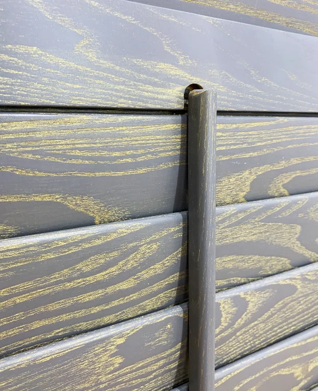 Ashwood Horizontal Shutter Daily Use Darker Color Distinct Wood Grain Pattern - Image 5