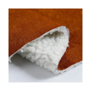 Autumn Winter Kids Fabric Flame Retardant Warp Knit Deerskin Suede