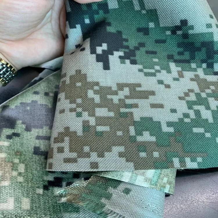 BS5852 Permanent Flame Retardant Camouflage Printed Oxford Fabric - Image 5