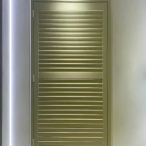 Basswood Shutter Horizontal Pattern for Commercial and Residential Use