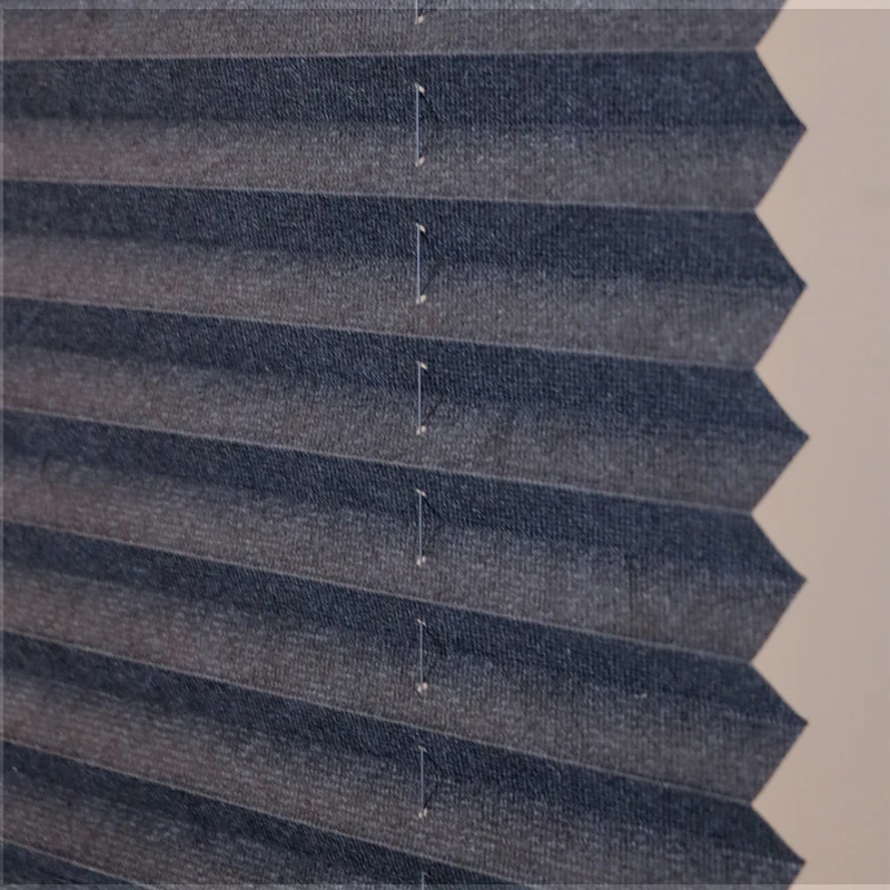 Black Pleated Shades Simple Style Built-In Vertical Pattern Factory Outlet - Image 3