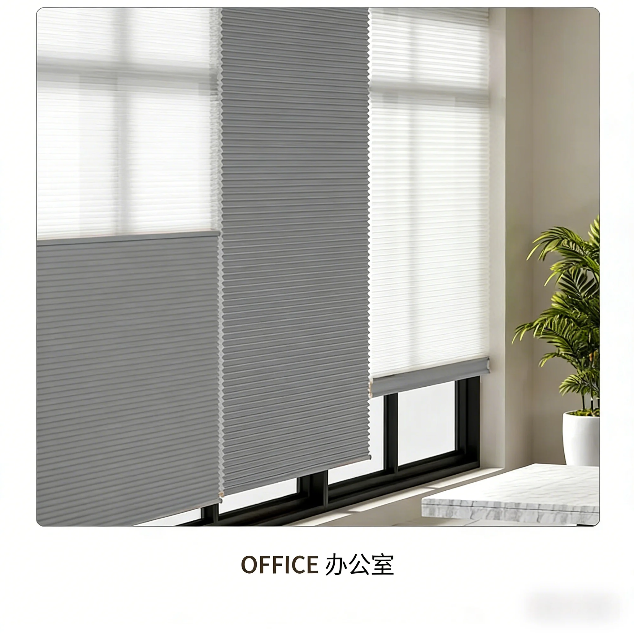 Blackout Honeycomb Blinds Cellular Shades Energy Saving Window Curtains Home Office - Image 6