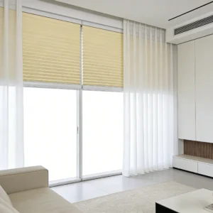 Blackout Honeycomb Blinds Custom Cellular Shades UV Blocking Polyester