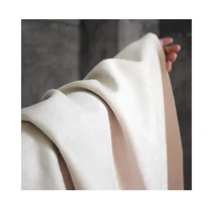 Blackout Stretch Suede Upholstery Fabric 90 Percent Polyester 10 Percent Spandex Knitted Medium Weight