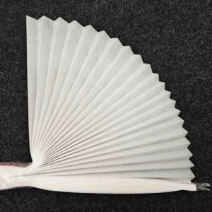 Built-In Vertical Pleated Shades for Shutter Windows Daily Use