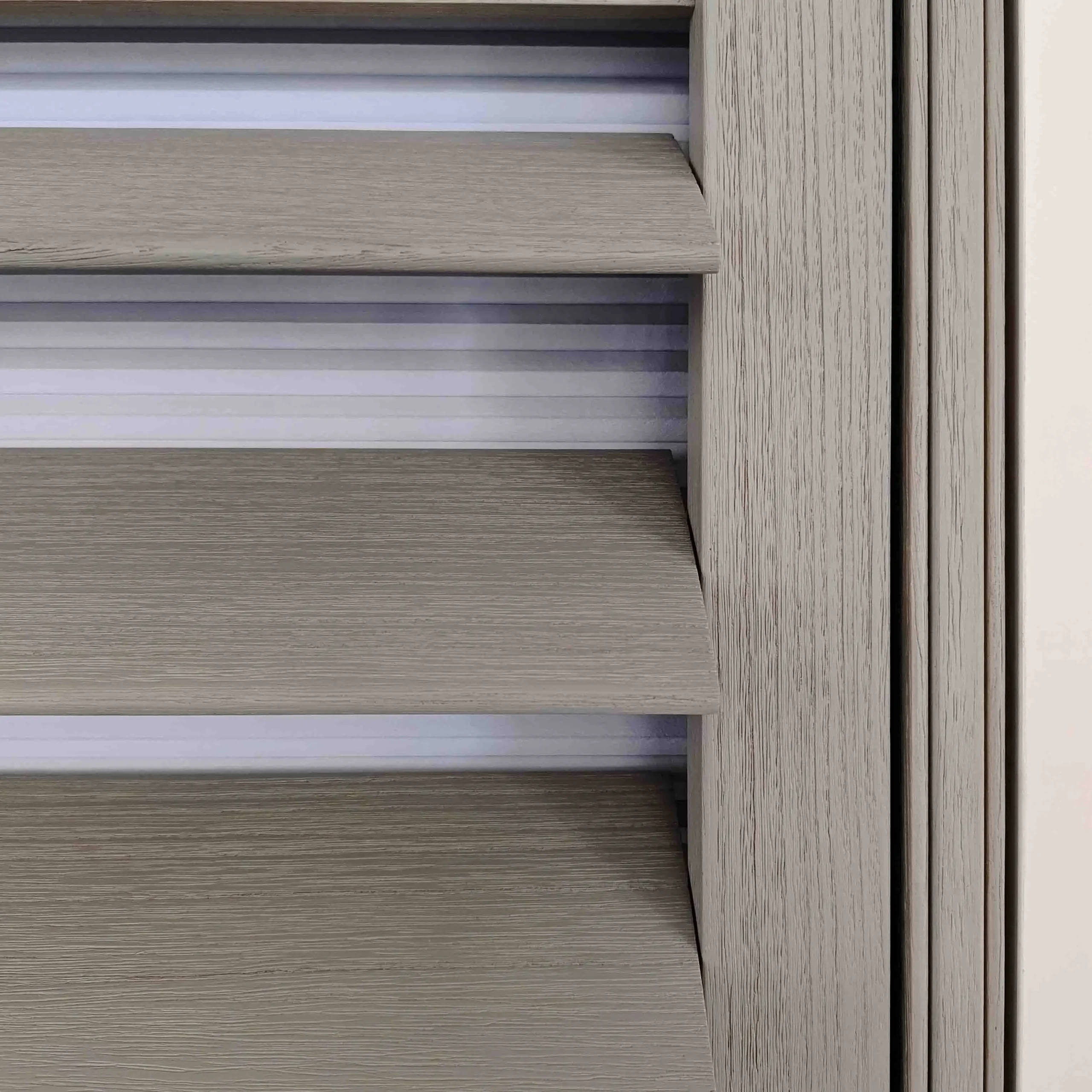 Combination Blackout Shutter with Built-in Honeycomb Blind 100 Percent Light Blocking - Image 5