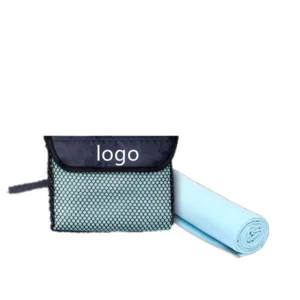 Compressed Microfiber Suede Sports Towel Set Oeko-Tex Quick Dry Beach Gym