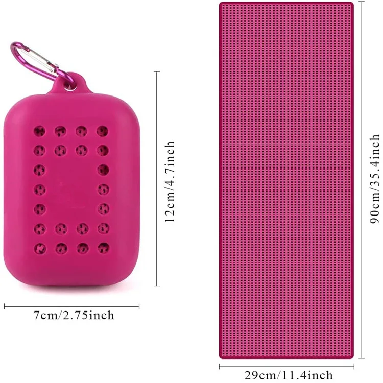 Cooling Towel Soft Breathable Lightweight Microfiber Instant Cooling Quick Dry - Image 2