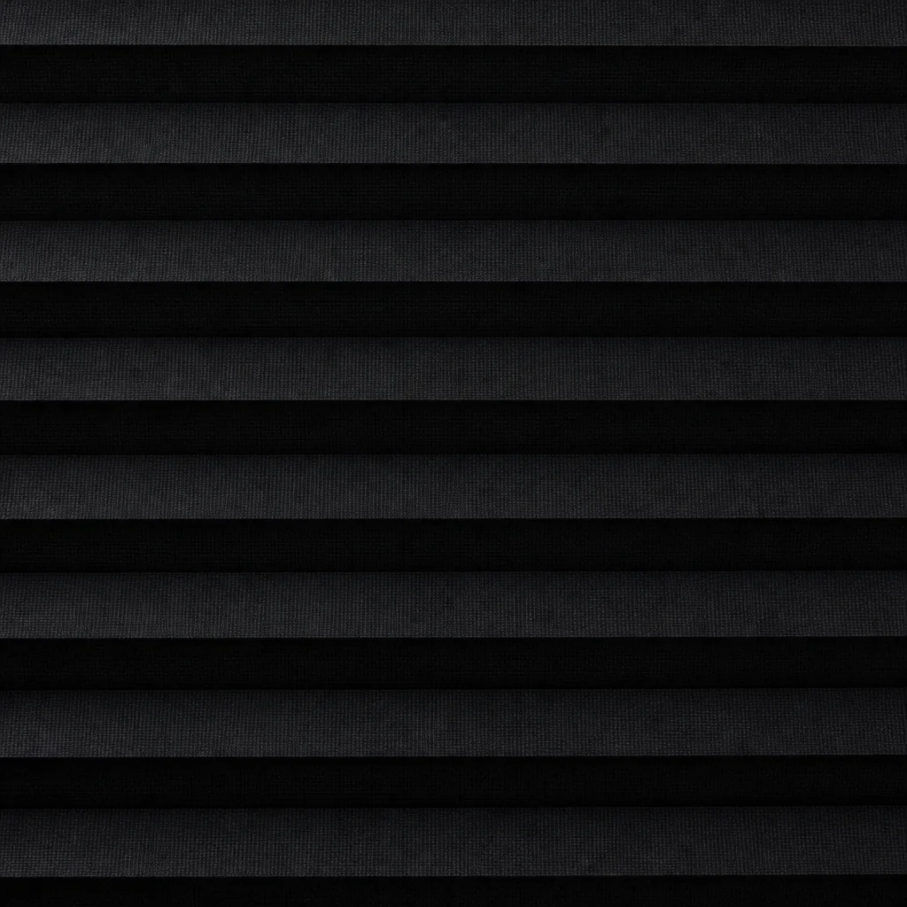 Cordless Black Honeycomb Blinds 25mm Cell Full Blackout Child Safe Custom Size - Image 4