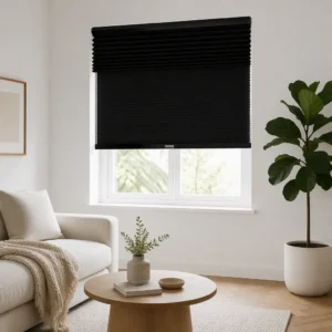 Cordless Honeycomb Blinds 25mm Cell Full Blackout Child Safe Custom Size