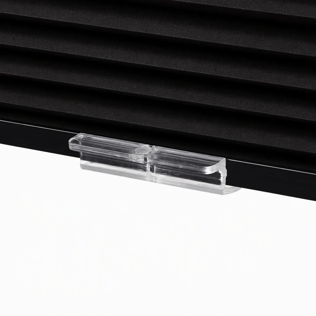 Cordless Honeycomb Blinds Black 25mm Cellular Full Blackout Noise Reduction Custom Size OEM - Image 4