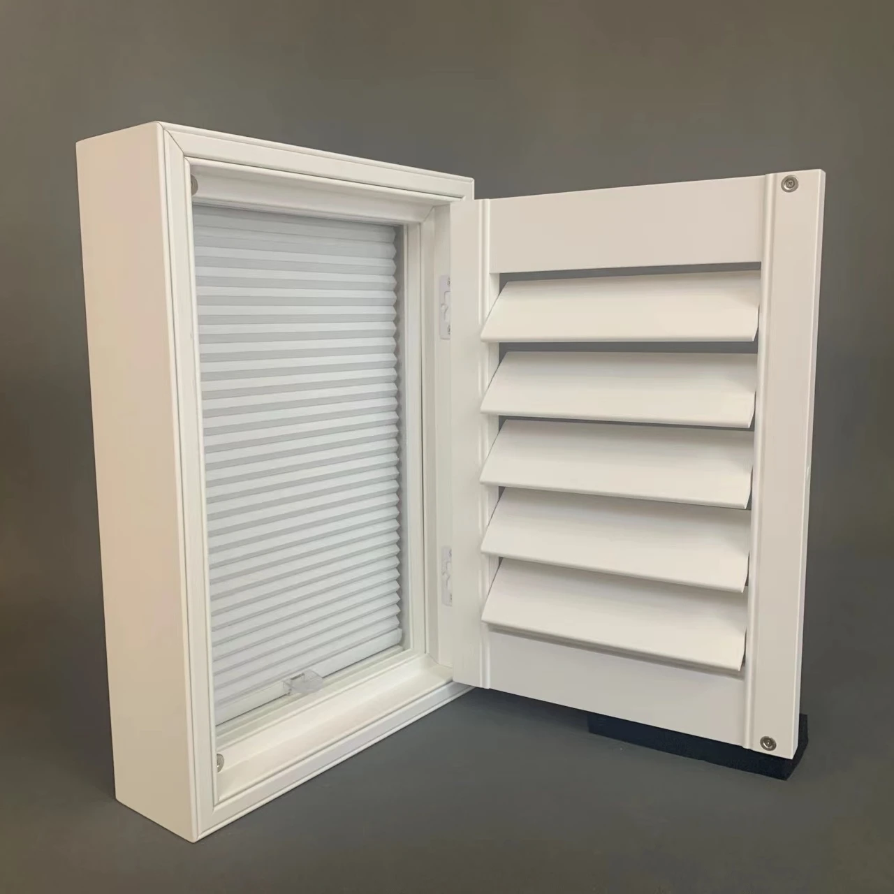 Cordless Honeycomb Blinds Blackout Shutter Simple Wood Style Pinhole