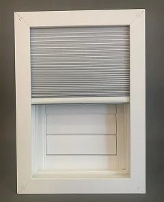 Cordless Honeycomb Blinds Blackout Shutter Simple Wood Style Pinhole - Image 3