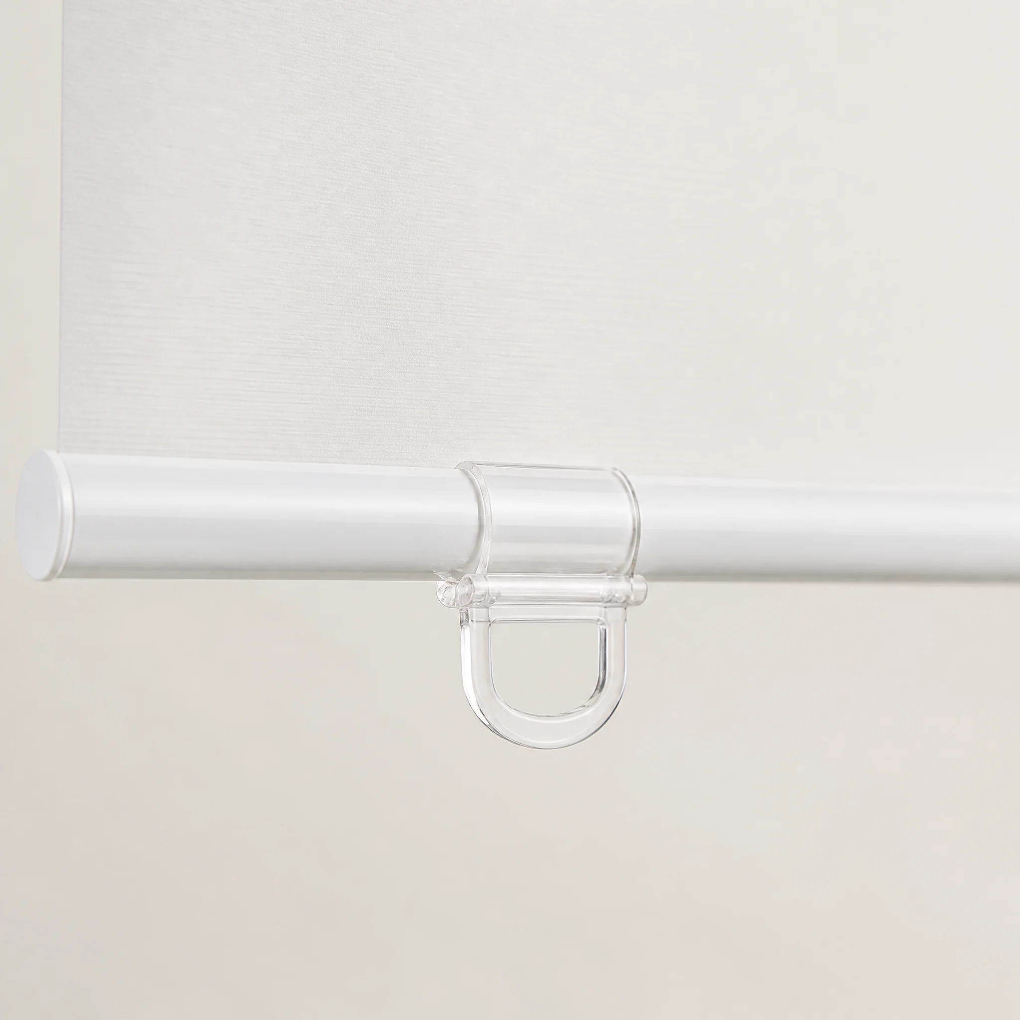 Cordless Roller Shades Semi-Blackout White Fabric Custom Size Cassette Headrail - Image 6