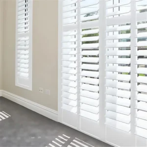 Custom Built-In PVC Shutters UV Blocking Eco-Friendly Factory Direct