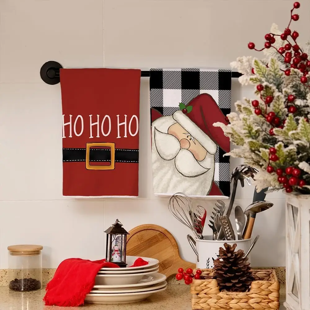 Custom Colorful Waffle Microfiber Cleaning Dish Towel for Kitchen Tea - Image 2