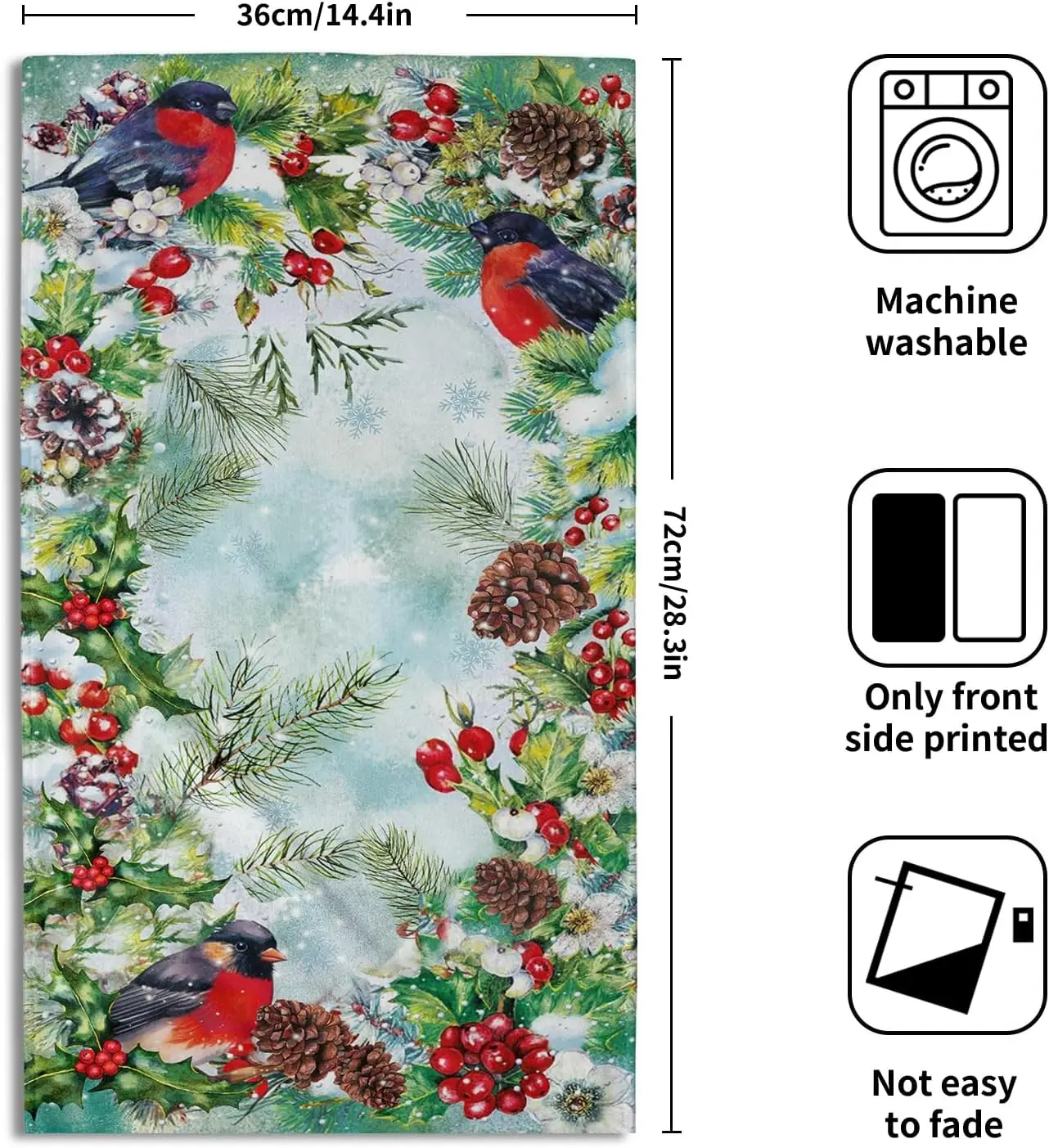 Custom Colorful Waffle Microfiber Cleaning Dish Towel for Kitchen Tea - Image 4