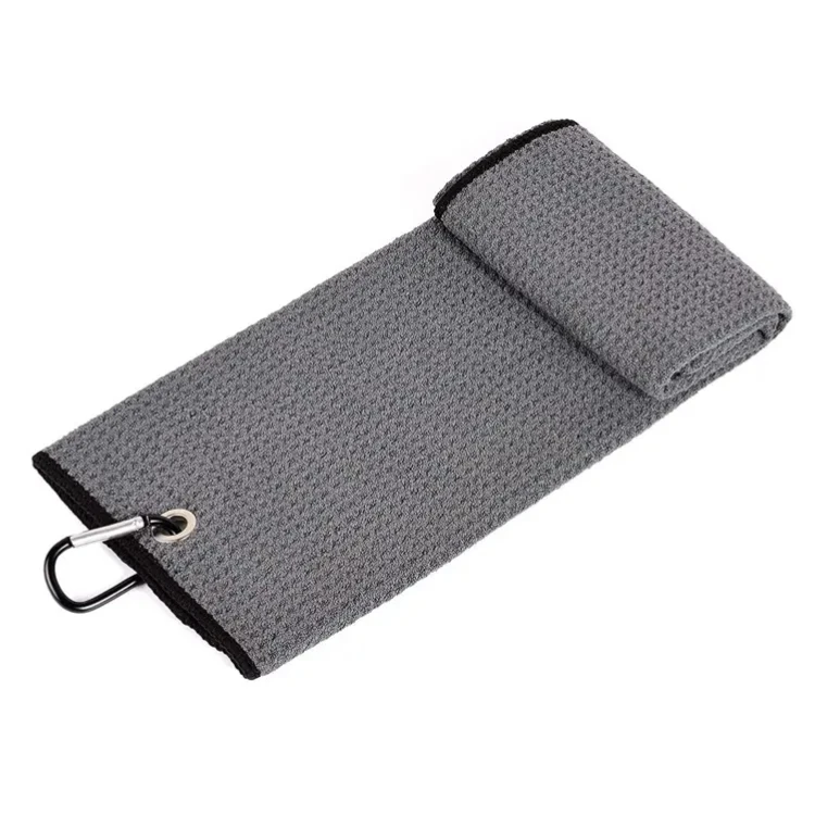 Custom Design Eco-Friendly Microfiber Quick-Dry Magnetic Golf Towel Waffle Weave Logo Gift - Image 6