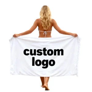 Custom Design Sand Free Quick Dry Recycled Polyester Beach Towel