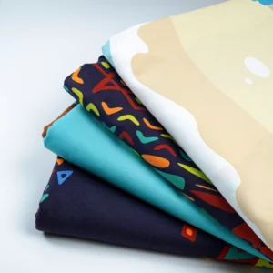 Custom Double-Sided Microfiber Beach Towel Sublimation Print Sports Compressed