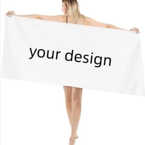 Custom Durable Microfiber Beach Towel Quick Dry Sandfree Lightweight Absorbent