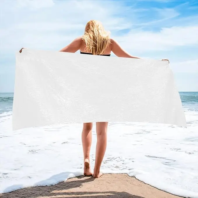 Custom Durable Microfiber Beach Towel Quick Dry Sandfree Lightweight Absorbent - Image 5