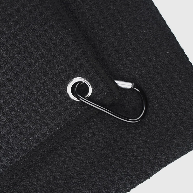 Custom Embroidered Logo Microfiber Golf Clip Towel Quick-Dry Antimicrobial Hypoallergenic - Image 4