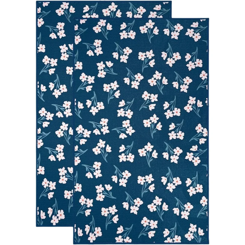 Custom High Quality Sustainable Woven Microfiber Waffle Dish Towel Quick Dry Eco-Friendly Kitchen Tea Towel Customized Color