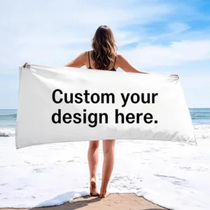 Custom Logo Eco-Friendly Antibacterial Luxury Microfiber Towel Quick Dry Sand Free