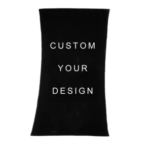 Custom Logo Embossed Gym Towel Thick Microfiber Fitness Sport Towel