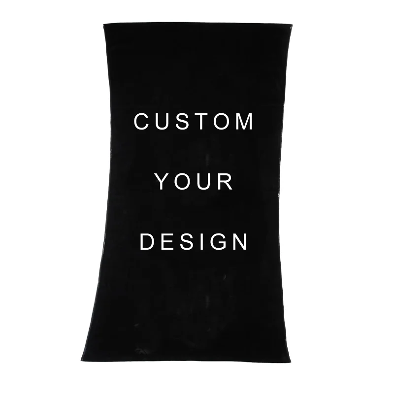 Custom Logo Embossed Gym Towel Thick Microfiber Fitness Sport Towel