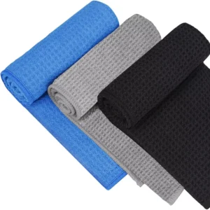 Custom Logo Golf Towel Microfiber Solid Color Ball Towel