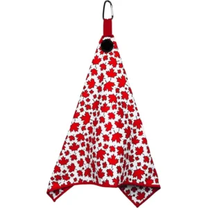 Custom Logo Magnetic Golf Towel Ultra Absorbent Quick Dry Lightweight Portable